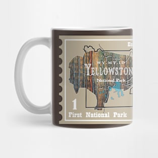 Yellowstone Stamp Mug